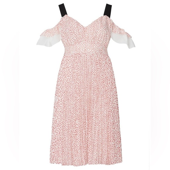 Eloquii Printed Graphic Pleated Midi Dress - Picture 4 of 11